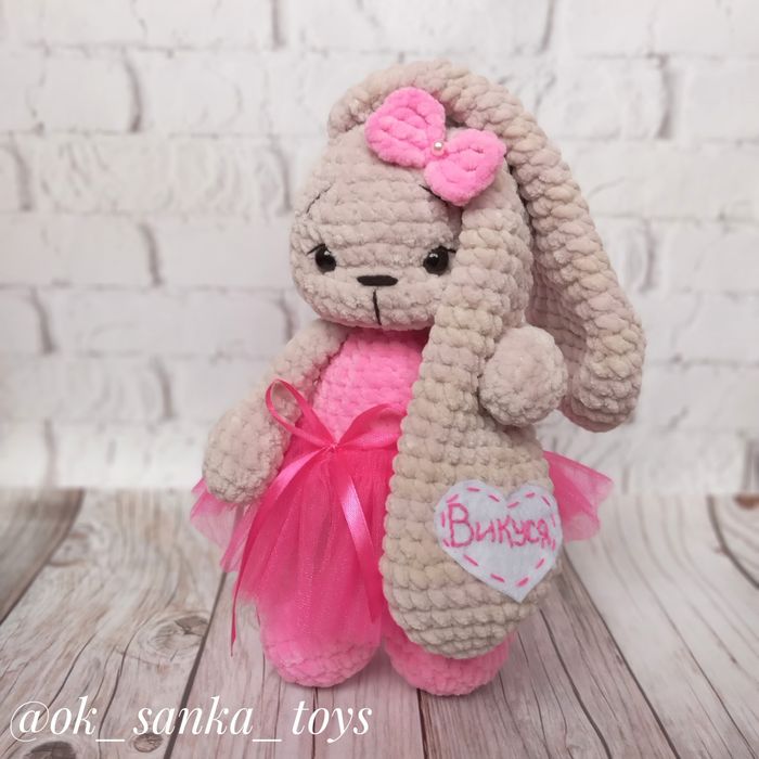 Вязаные игрушки. Ручная работа. Амигуруми, зайка, мишка, единорог