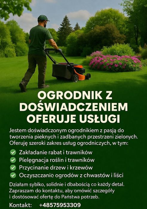 Usługi ogrodnicze Dębica i okolice