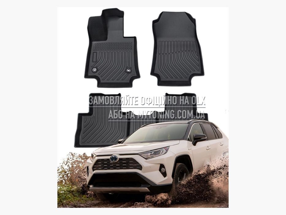 3D килимки Toyota RAV4 Тойота РАВ 4 2019–2024 в салон | Havoc