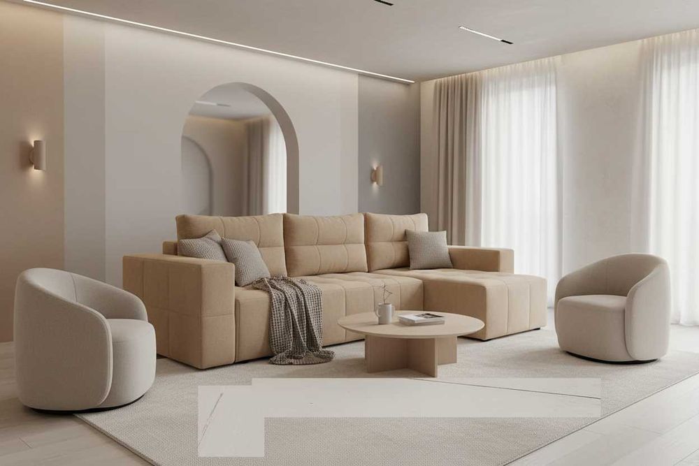 Угловой диван "Неаполь"  восхищает своим шикарным внешним видом