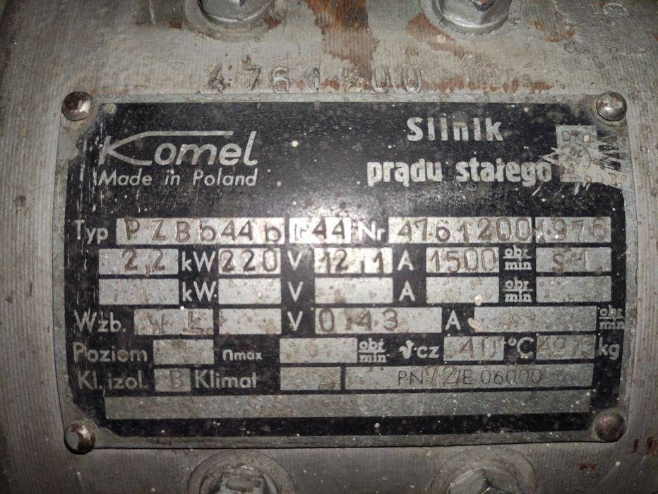 Silnik prądu stałego KOMEL