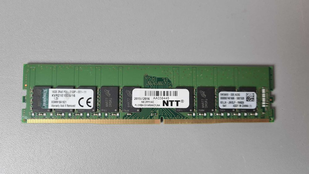 Pamięć RAM do komputera DDR4 16 gb w jednej kości
