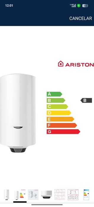 Termo 65 litros Ariston