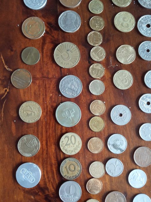 Monety różnorodne.