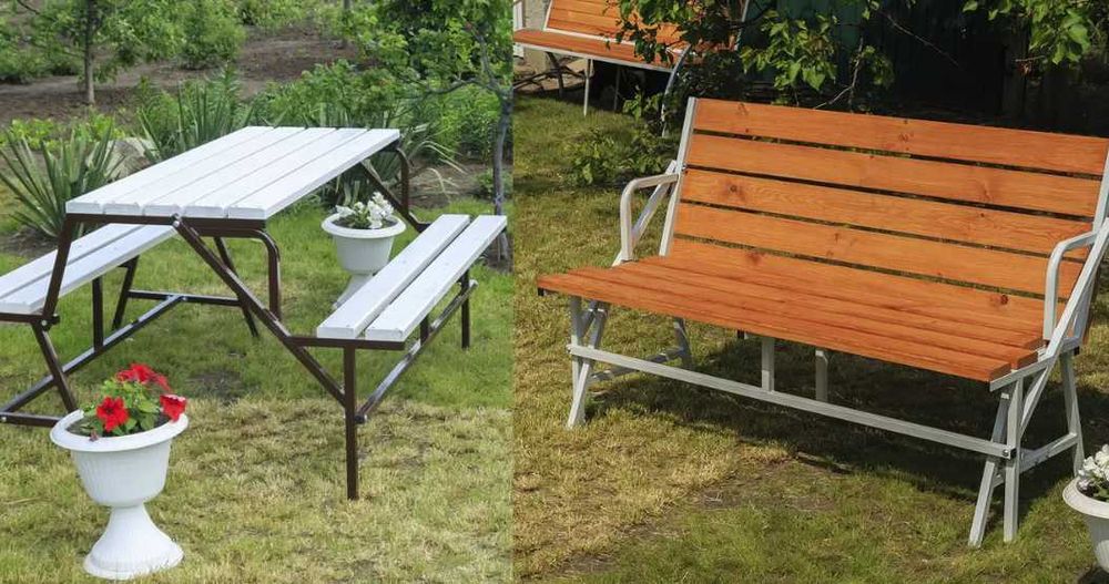 Лавка в сад трансформер