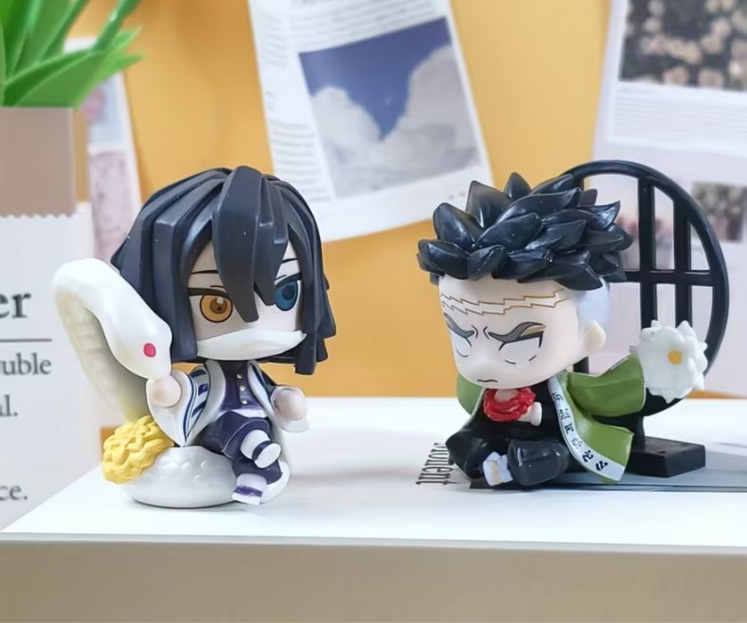 Фігурки Demon Slayer у стилі chibi