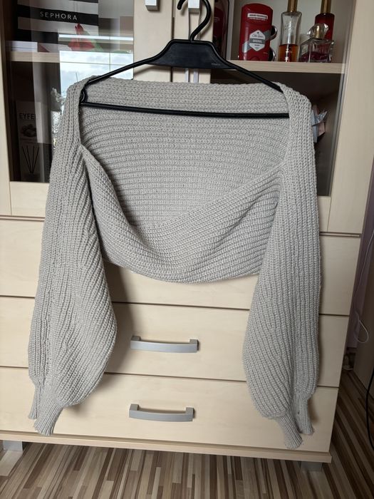 Krótki kardigan shein