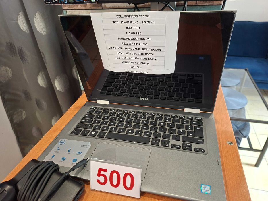 Laptop Dell Dotykowy