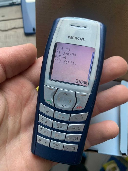 Телефон Nokia 6610  темно-синий | Новый в пленках