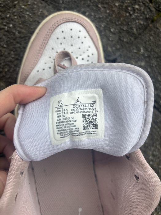 Buty Nike Air Jordan 1 low różowe