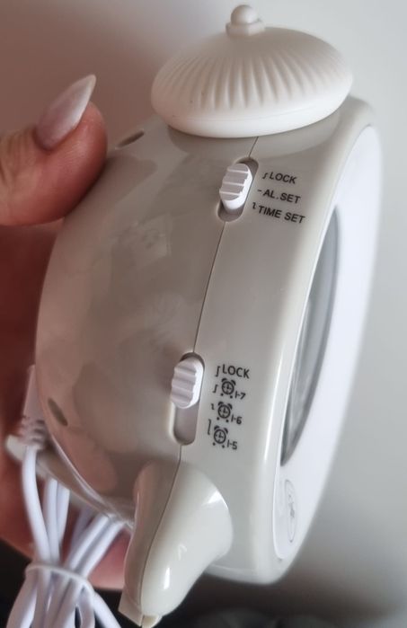 Cyfrowy budzik z podświetleniem led Setty