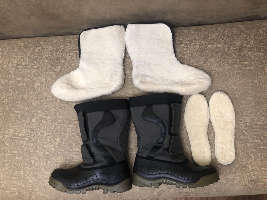 Чоботи чоловічі зимові гумові для полювання і риболовлі LITMA OSCAR