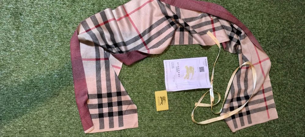 Szalik burberry 180cm