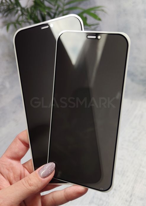 Защитное стекло приватное Anti-SPY антишпион, скло iPhone 15 Pro  15  16