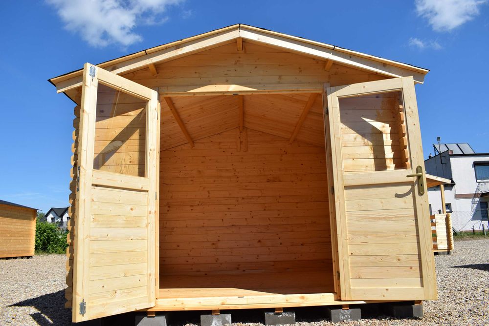 masywny domek ogrodowy*3m x 3m*9m2*narzędziowy*balik  grubosci aż 34mm