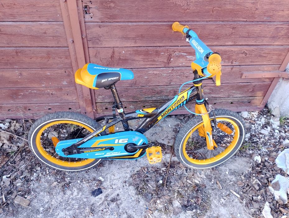 Rower dziecięcy. Model Monteria BMX 16