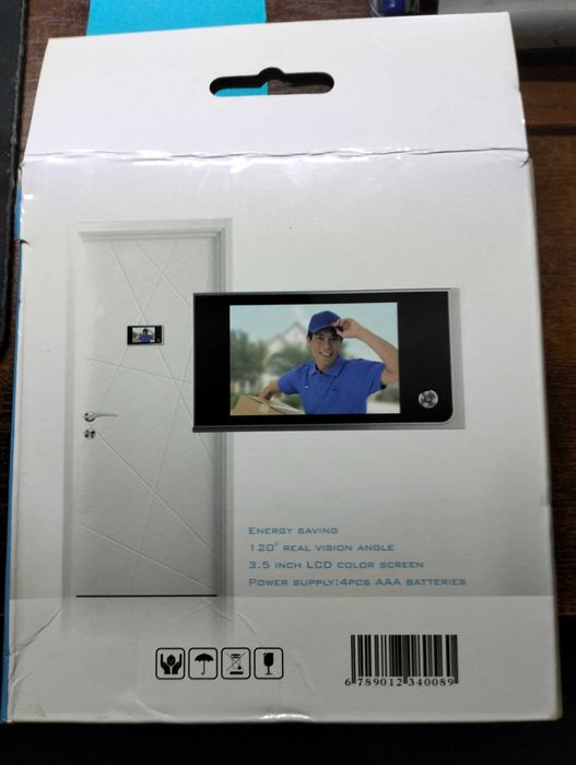 WIZJER elektroniczny z KAMERĄ  LCD 3,5 cal.