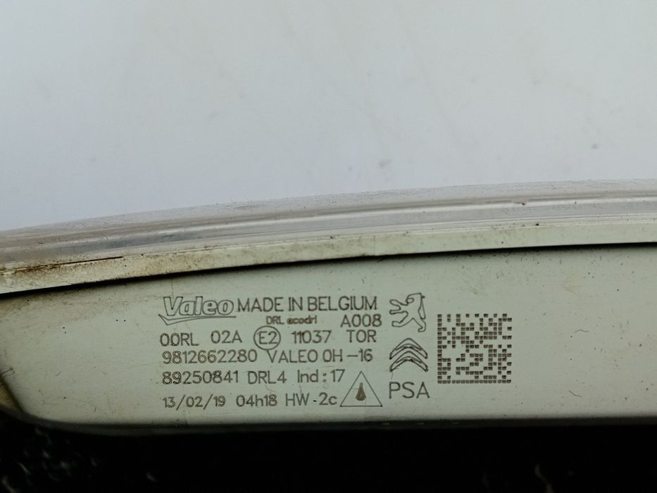 Luz circulação diurna esquerda CITROËN C1 II