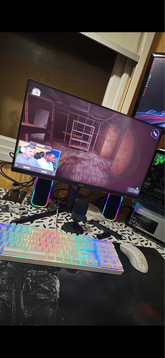 Setup gamer completo + volante longtech + cadeira gamer – 1.200 €