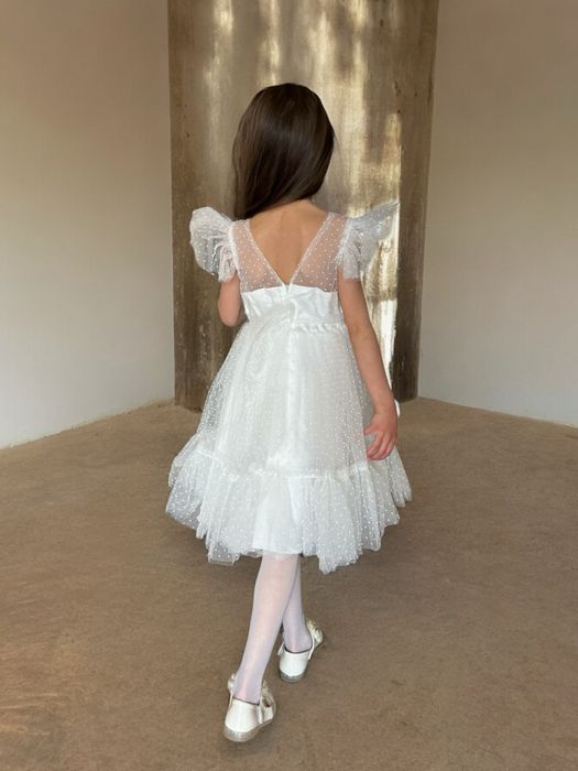 Сукня 3 4 5 6 7 8 9 р. барбі нарядное платье барби рожеве біле голубе