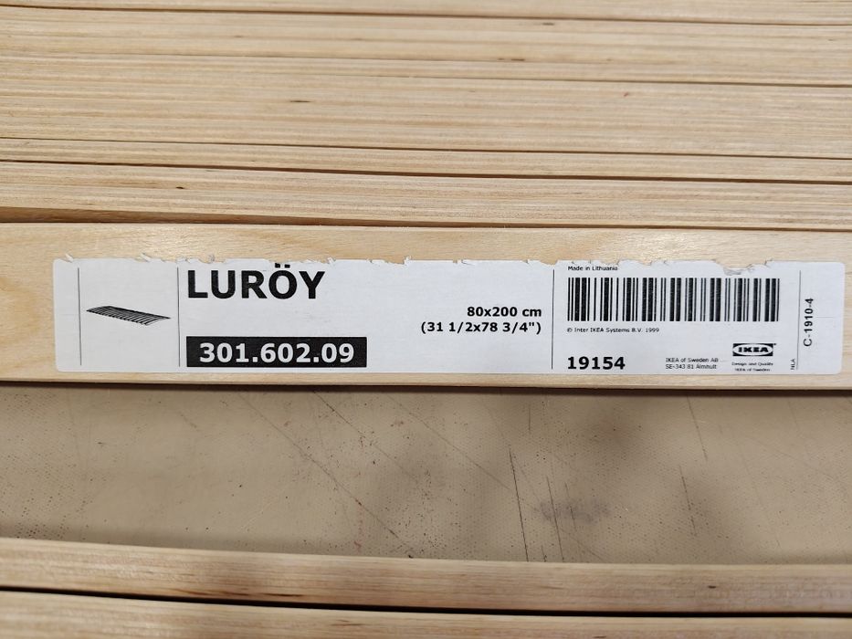 Estrado de ripas, 80 x 200 cm, LUROY IKEA