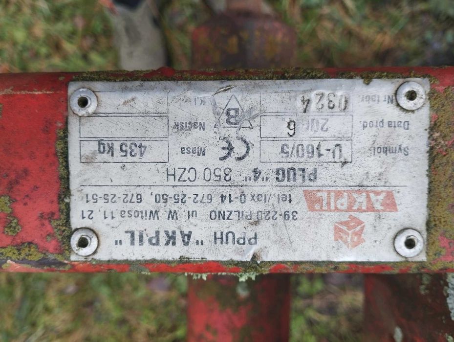 Pług Akpil zagonowy