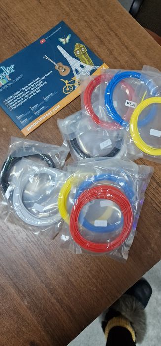 Пластик PLA для 3D ручки 10 мотків