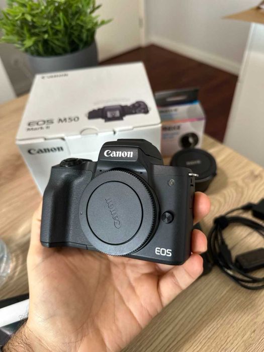 Canon EOS M50 Mark II + Lente canon 23mm f/2 STM