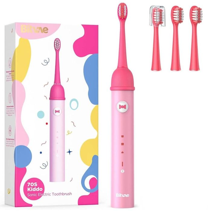 Дитяча електрична зубна щітка Bitvae Smart K7S Kids Pink and  blue