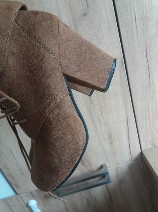 Brązowe botki rozmiar 36 CCC Jennifer