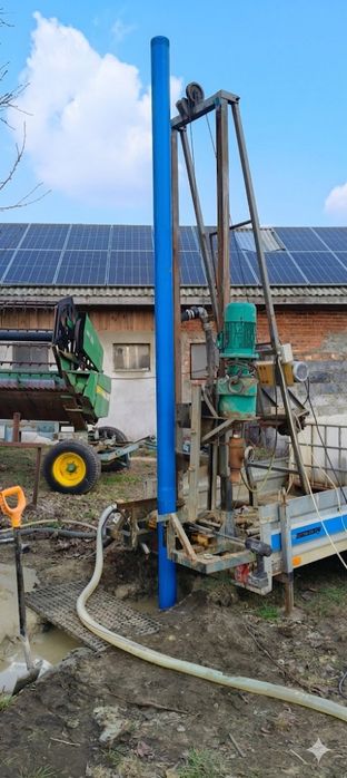 Wiercewiercenie  studni głębinowych. Studnia głębinowa