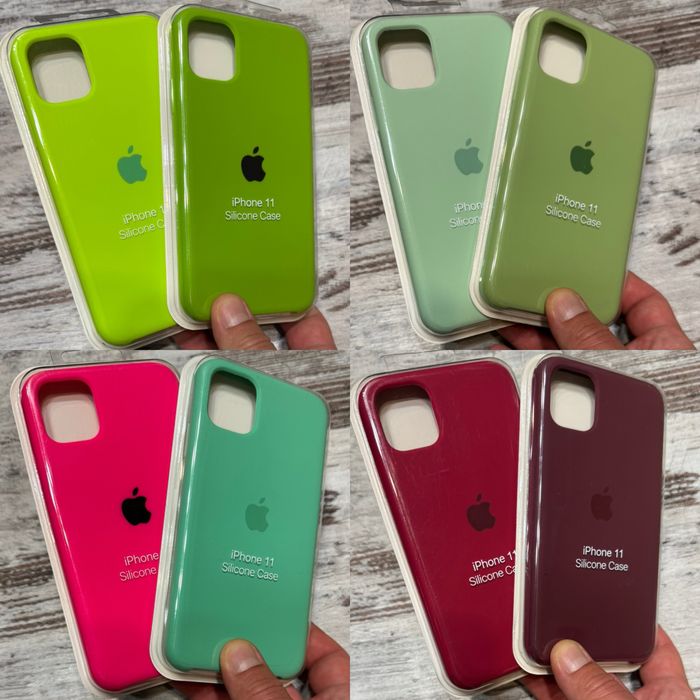 Айфон 11 silicon case чехол iphone 11 силиконовый soft touch микрофиб
