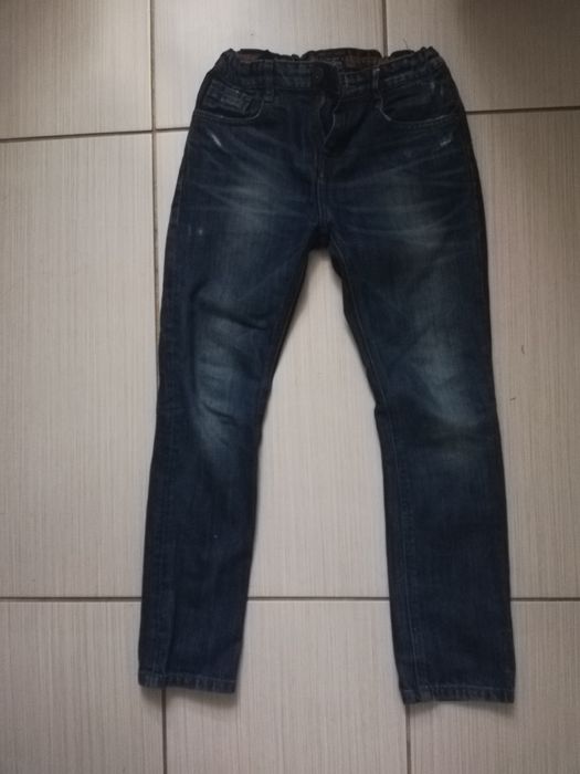 Zara, spodnie dżinsowe, jeansy chłopięce, rozm 152