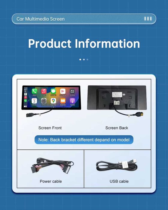 Apple CarPlay Android Auto Linux Radio Multimedialne FM RDS Bluetooth Nawigacja Yanosik AUX Google Maps BMW X3 F25 BMW X4 F26