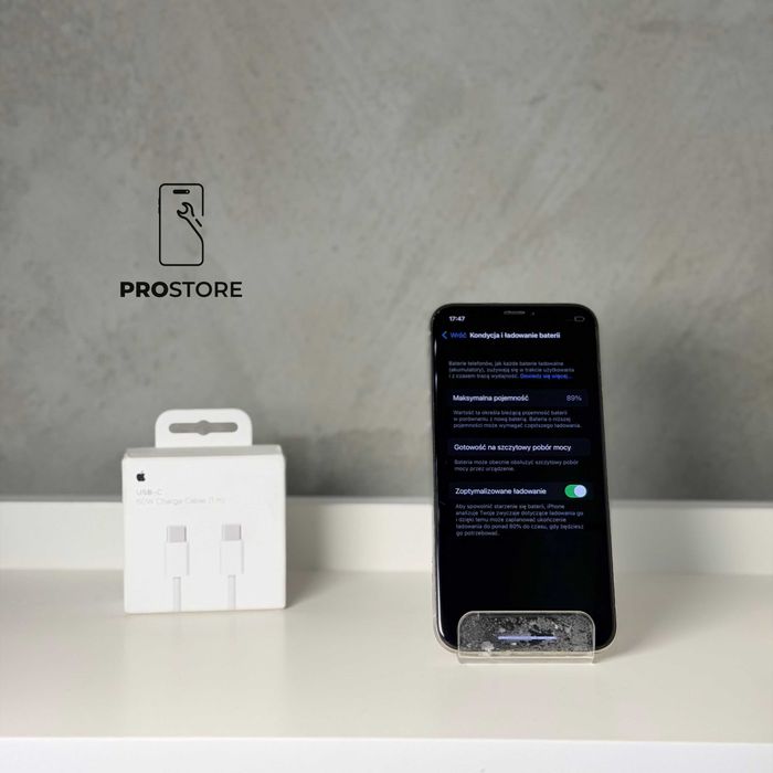 Apple iPhone X 64GB Silver | Face ID | Bateria 89%