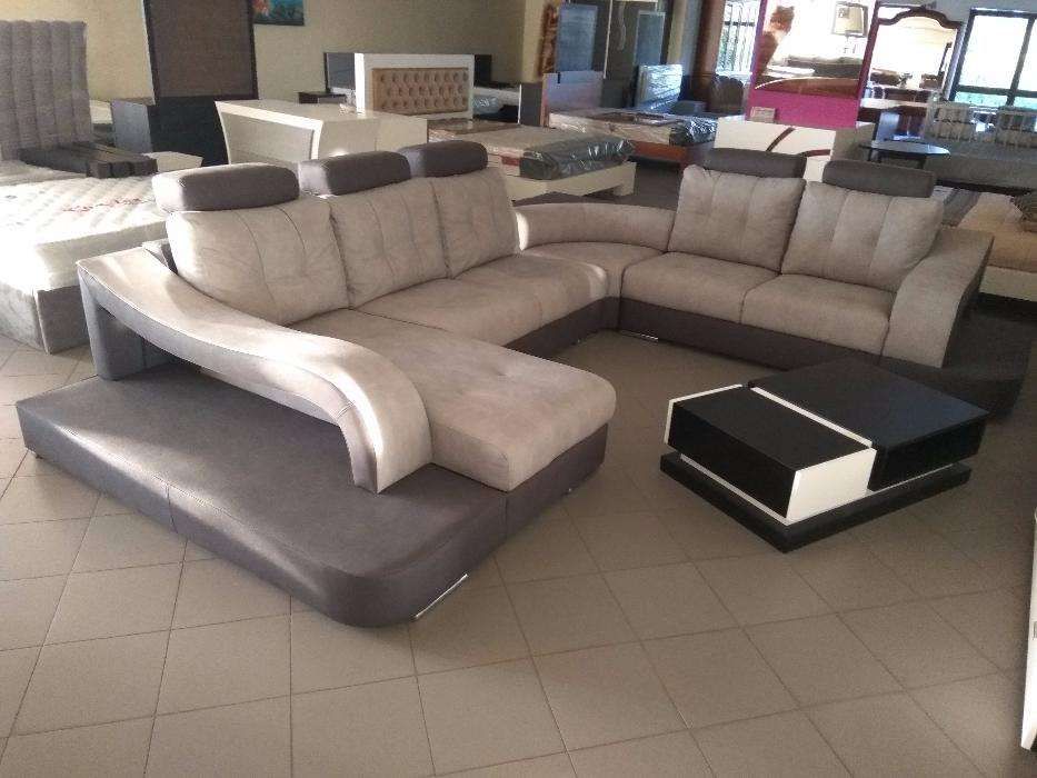 Sofá Canto c/ tecido Micro-Fibra (NOVO)