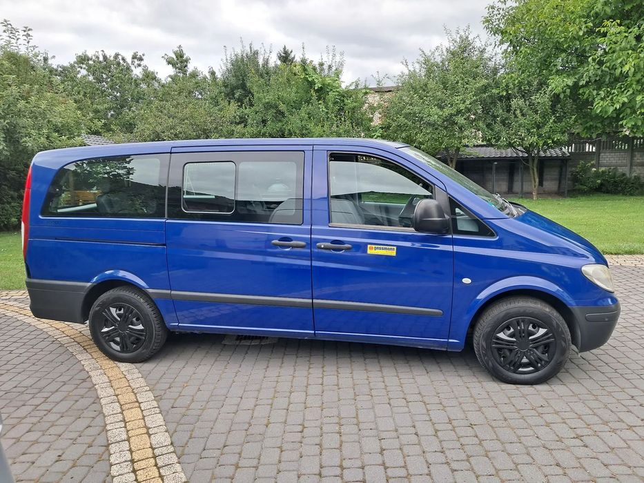 Mercedes-Benz Vito 9 Osob Long w Automacie 2x Klima Webasto Czujniki Park 150KM Sprowadzo