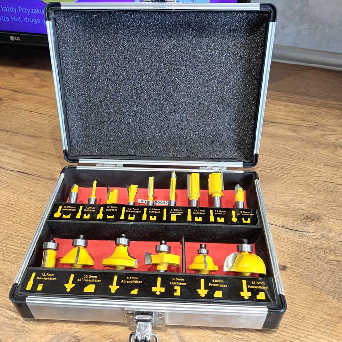 frezy do drewna wiertarka stołowa