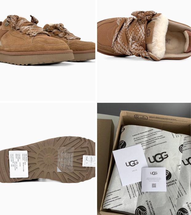 Уггi UGG Lowmel Sneakers Хутро Brown/Grey/White/Pink/Black 36-45р