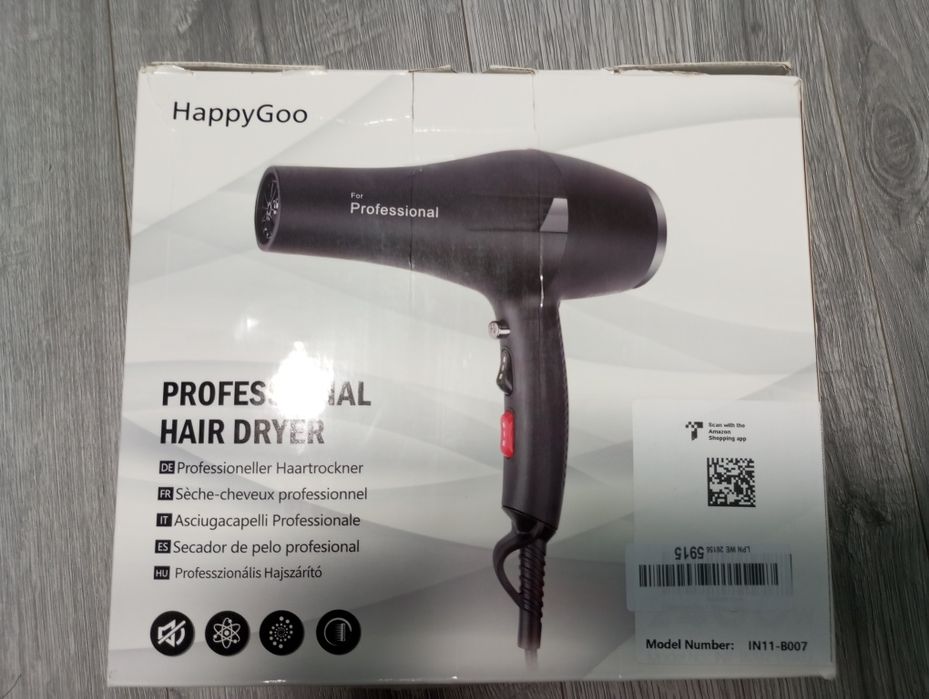 Професійний іонний фен HappyGoo Professional Hair Dryer