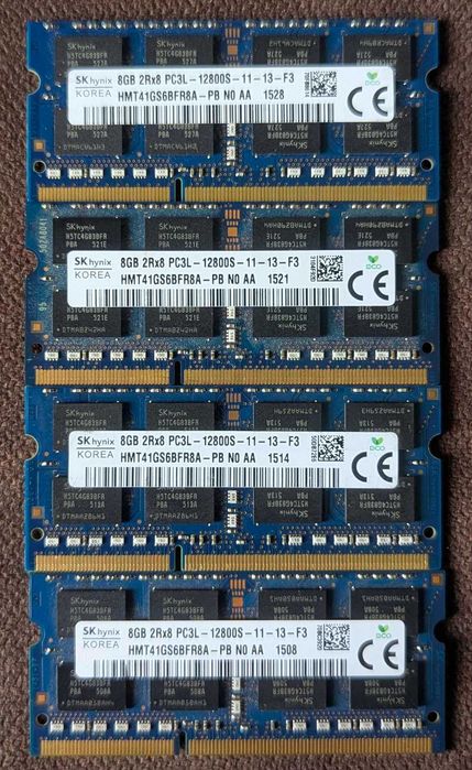 DDR4 3200 8gb /DDRL3 1600 8gb laptop +SSD