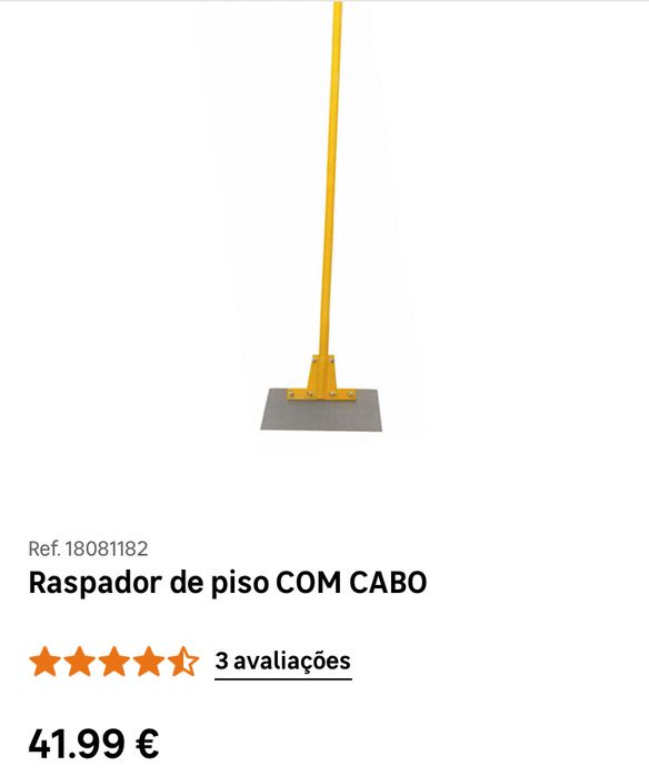 Raspador de piso com cabo (Vito)