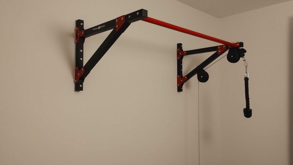 Drążek wielofunkcyjny z wyciągiem i mocowaniem na worek- Marbo Sport