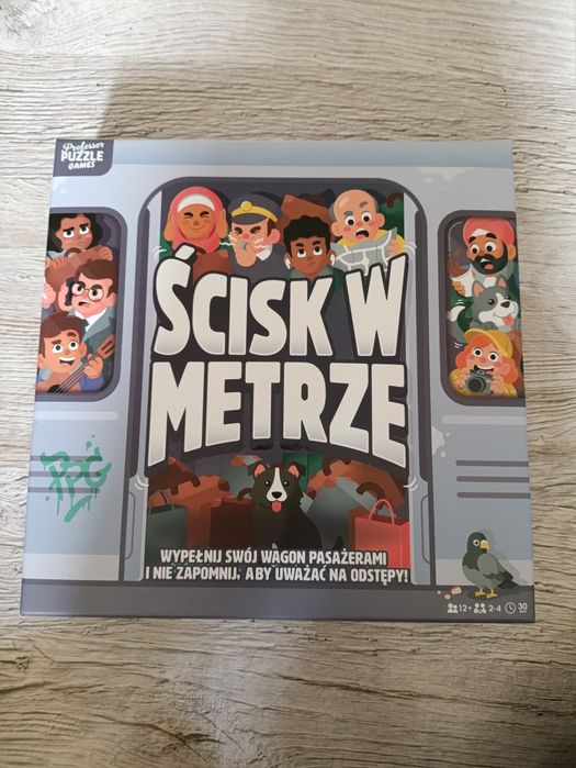 Ścisk w Metrze gra planszowa