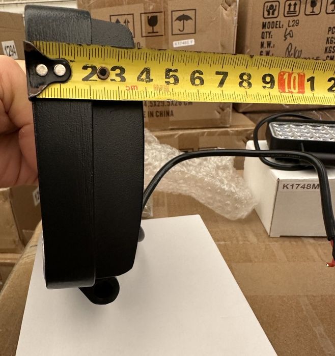 Фара LED робоче світло балка ФСО туманка квадрат 48вт метал корпус