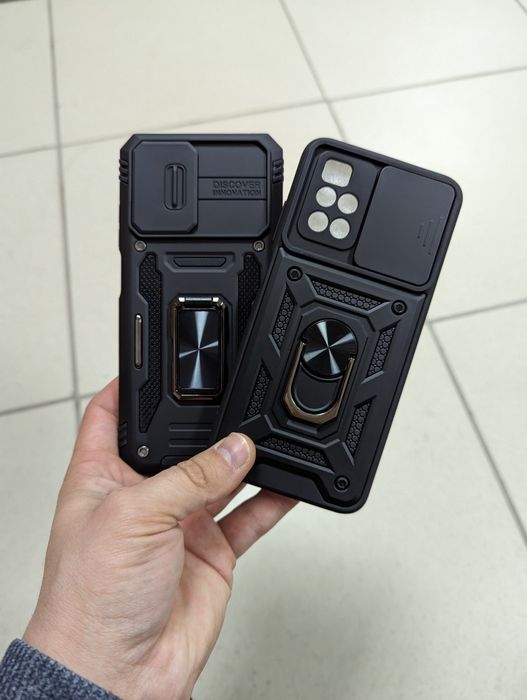 Xiaomi Redmi 10 Противоударный чехол-бампер  с кольцом