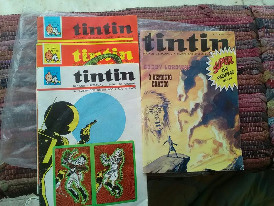 Revistas tintin ano 1978