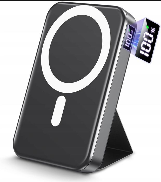 Magnetyczny powerbank 12000 mAh, szybkie ładowanie
