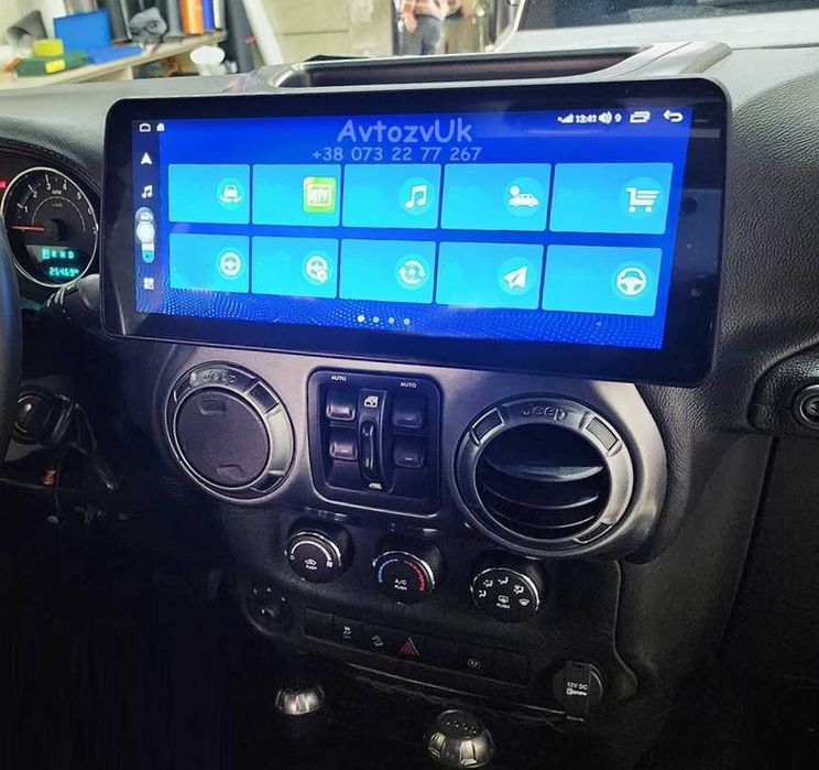 Магнітола WRANGLER Jeep Dodge DURANGO NITRO RAM 1500 Chrysler Андроїд