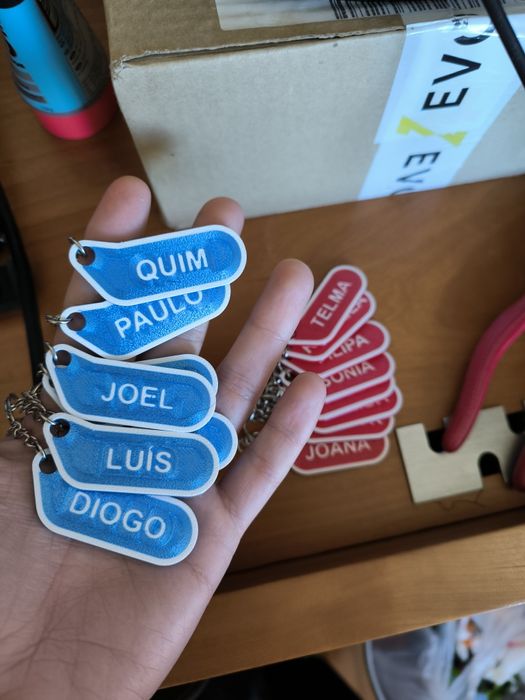 Porta Chaves Personalizados (impressão 3D)